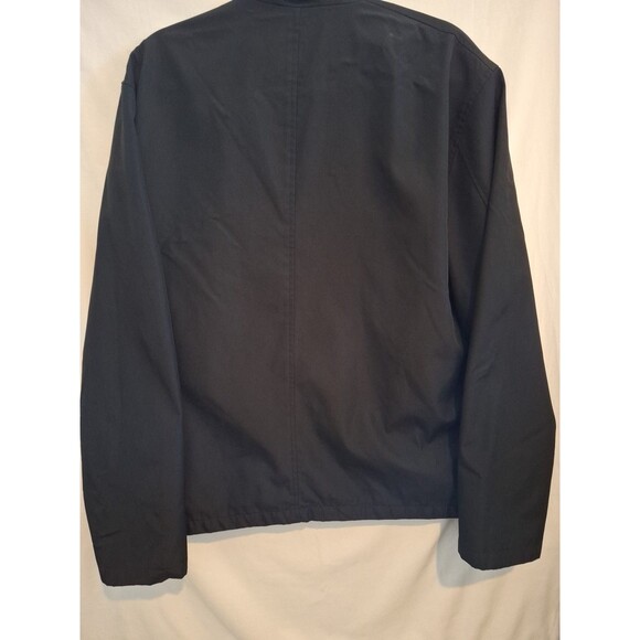 STRUCTURE Men's Black Zip-Up Windbreak Jacket Size XXL - Picture 7 of 10